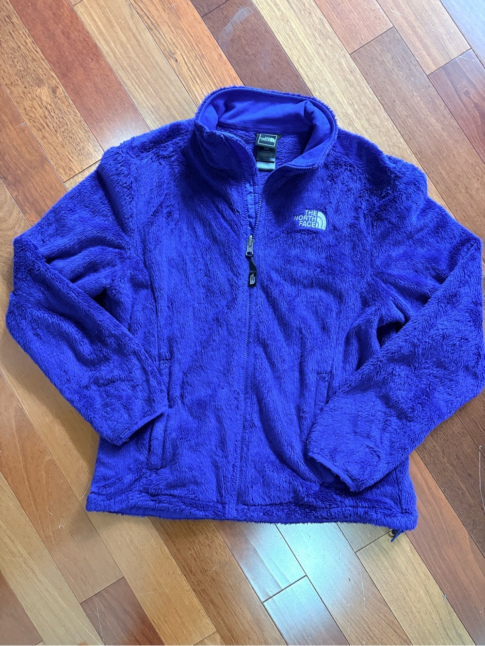 The North Face women’s blue osito Full-Zip Jacket, fleece, cozy